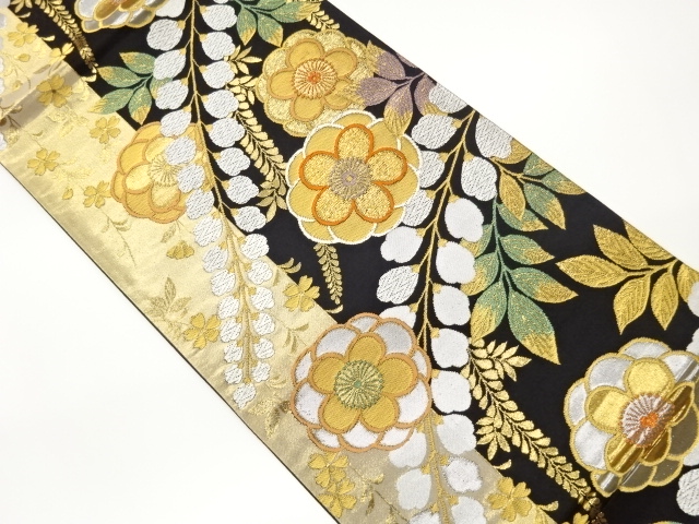 JAPANESE FUKURO OBI / WOVEN SAKURA
